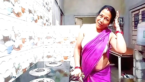 Savita bhabhi is getting alone today with her college friend