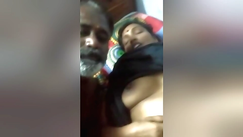 Indian brunette gets fucked by a horny guy on webcam